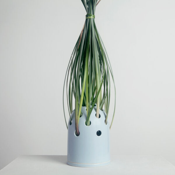 Flys eye vase klein - blauw