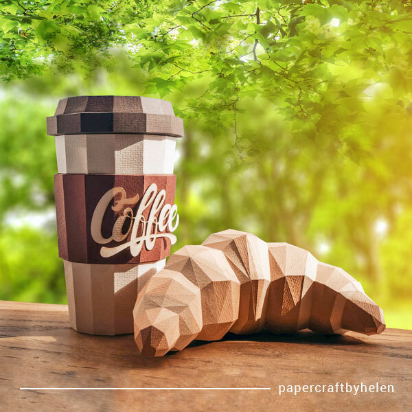 DIY pakket Koffie Pauze – compleet knutselpakket met snijmat, liniaal, vouwbeen, mesje