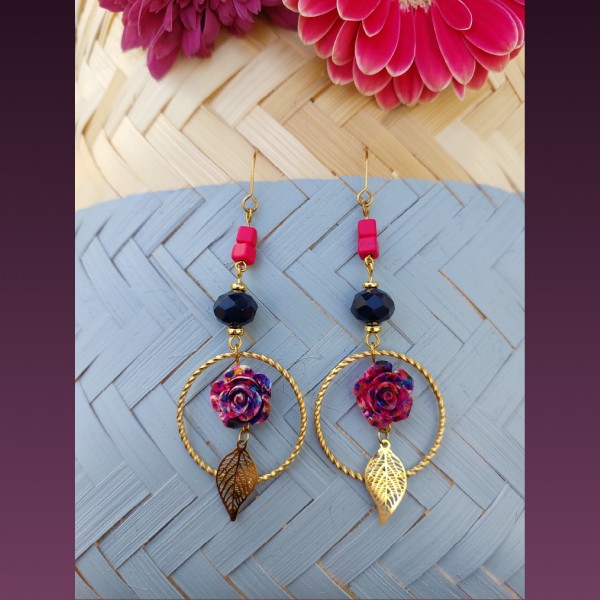 Zomerboeket oorbellen - 63118.jpeg Zomerboeket oorbellen