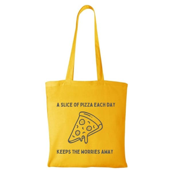 Katoenen tas – A slice of pizza each day