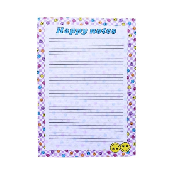 Notitieblok A6 – Happy notes - 119297 Notitieblok A6 – Happy notes