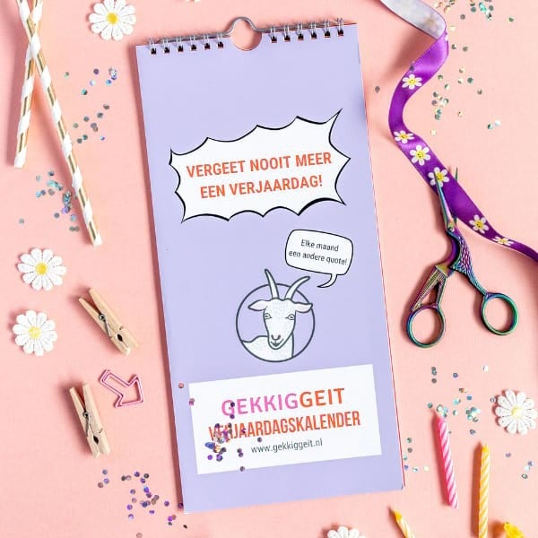 Verjaardagskalender - Gekkiggeit