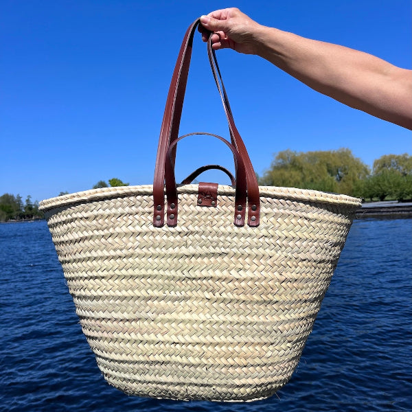 Rieten strandtas groot - 155494 Rieten strandtas groot