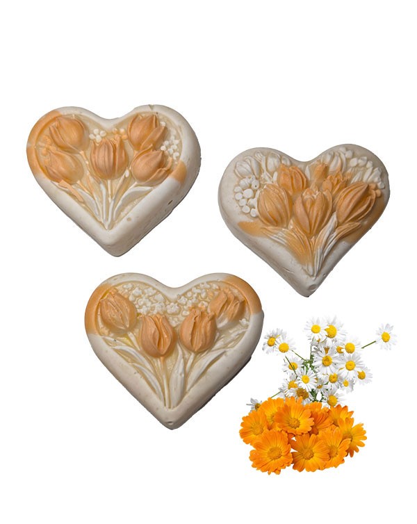 Zachte Gloed Zeepenset – Handgemaakte Calendula & Kamille Zeepjes v… - 109299 Kerst Zeepenset Zachte Gloed – Calendula & Kamille Hartjeszeep en Doucheblok
