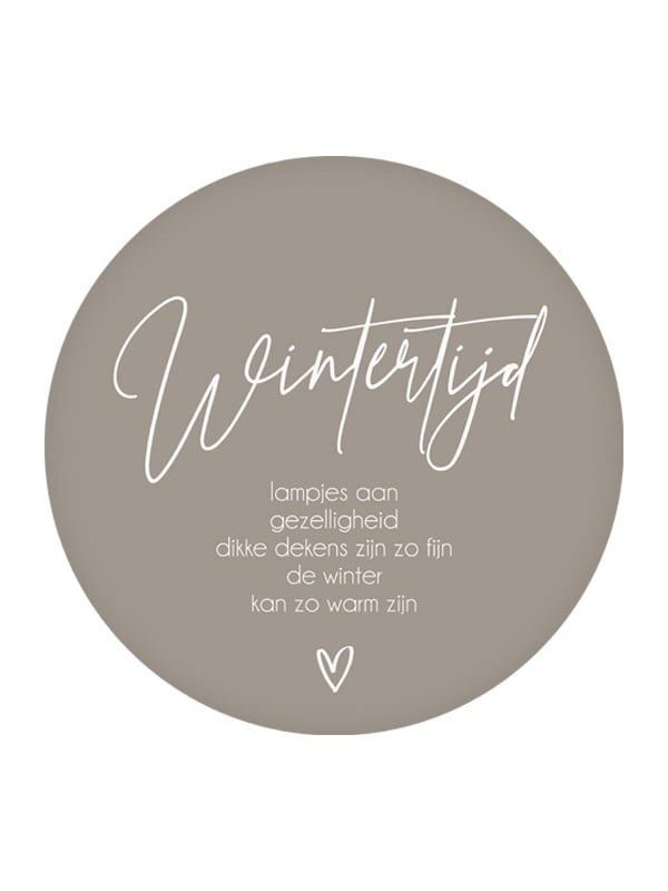 4-seizoenen Muurcirkel - Winter - 102882 4-seizoenen Muurcirkel - Winter