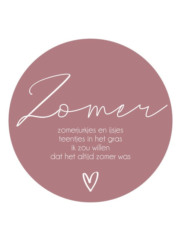 4-seizoenen Muurcirkel - Zomer - 102876 4-seizoenen Muurcirkel - Zomer