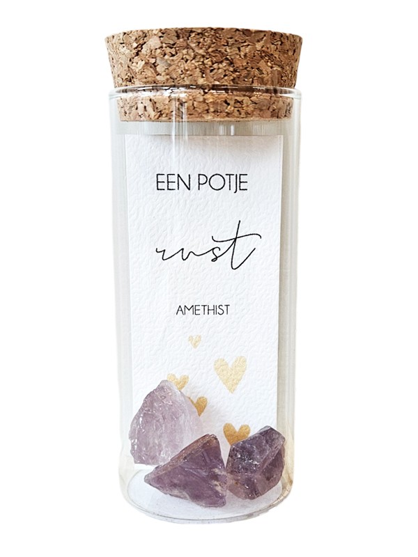 Just4You - Potje Rust - Amethist