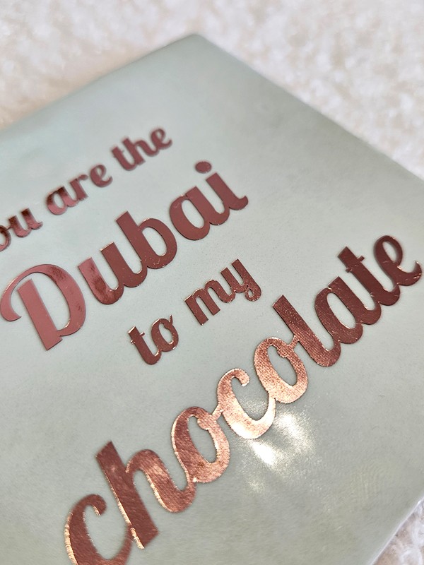 Tegeltje - Dubai Chocolate - 102485 Tegeltje - Dubai Chocolate