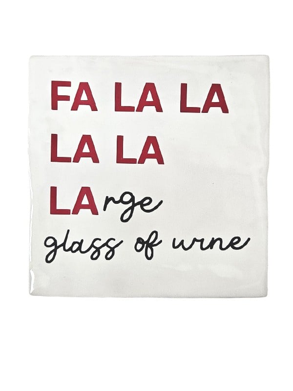 Tegeltje - Kerst Falalala - 102554 Tegeltje - Kerst Falalala