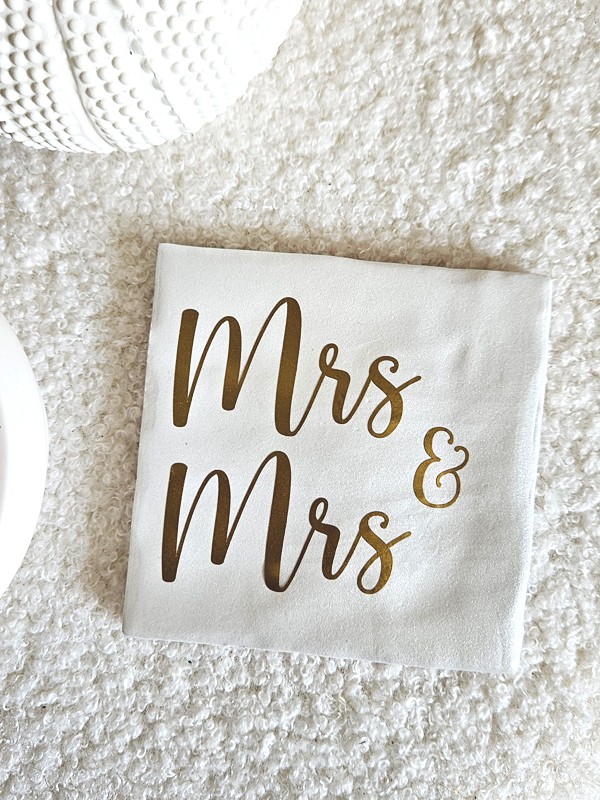 Tegeltje - Mrs & Mrs