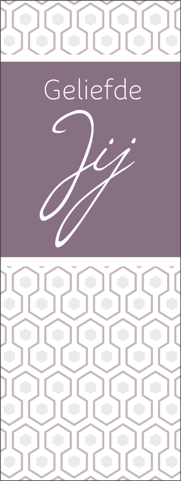 Boekenlegger 'Geliefde jij'