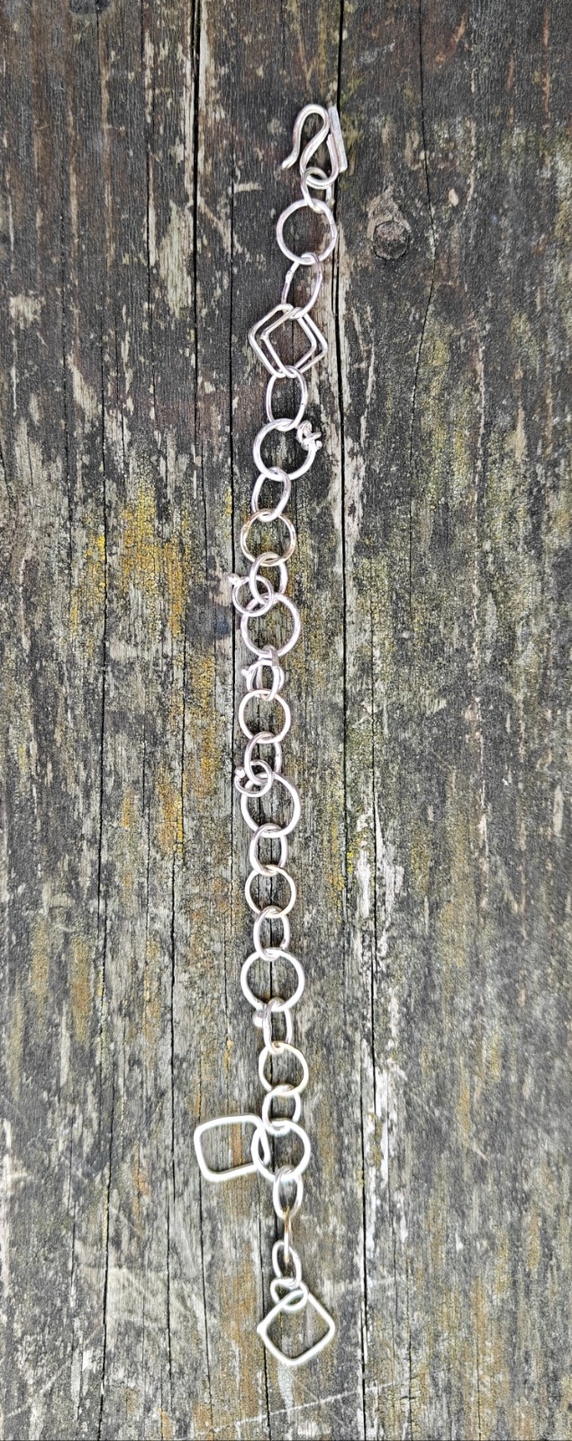 Rough Enough collection , unieke schakelarmband 14K