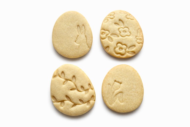 Cookie cutter & Embosser set Easter Eggs- 4pcs