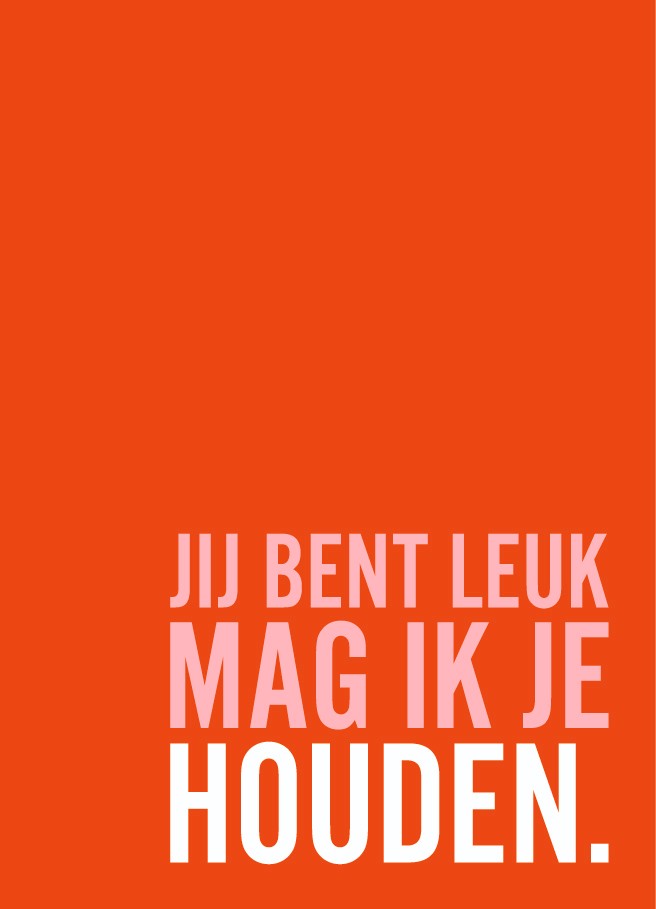 Postkaart Jij bent leuk - 150706 Postkaart Jij bent leuk