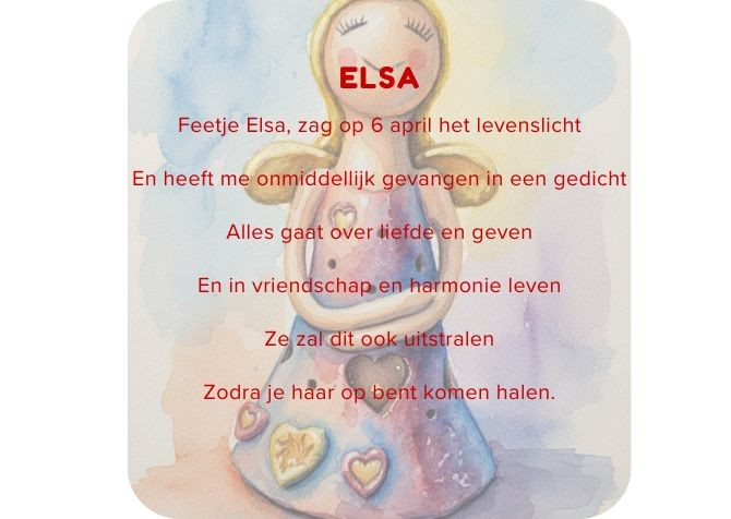 Feetje Elsa - 140621 Feetje Elsa