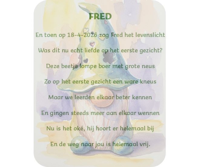 Gnome Fred - 140458 Gnome Fred
