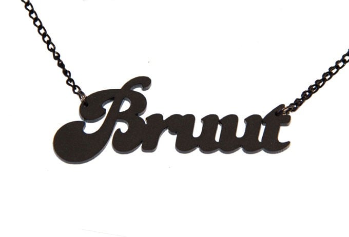 Bruut! ketting (zwart)