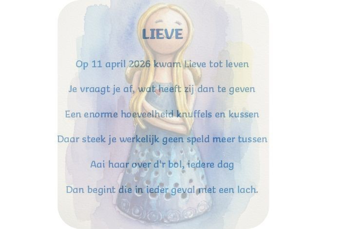 Keramieken feetje Lieve - 140392 feetje Lieve