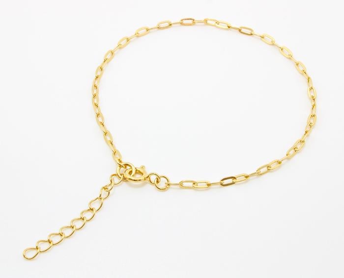 Gold Plated Bracelet Short Link