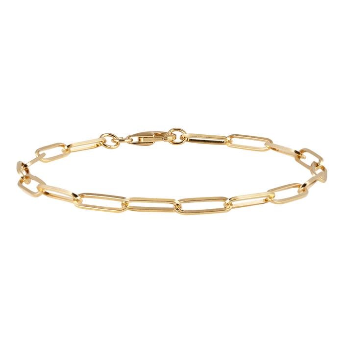 Gold Plated Bracelet Long Link - 3874.jpeg Gold Plated Bracelet Long Link