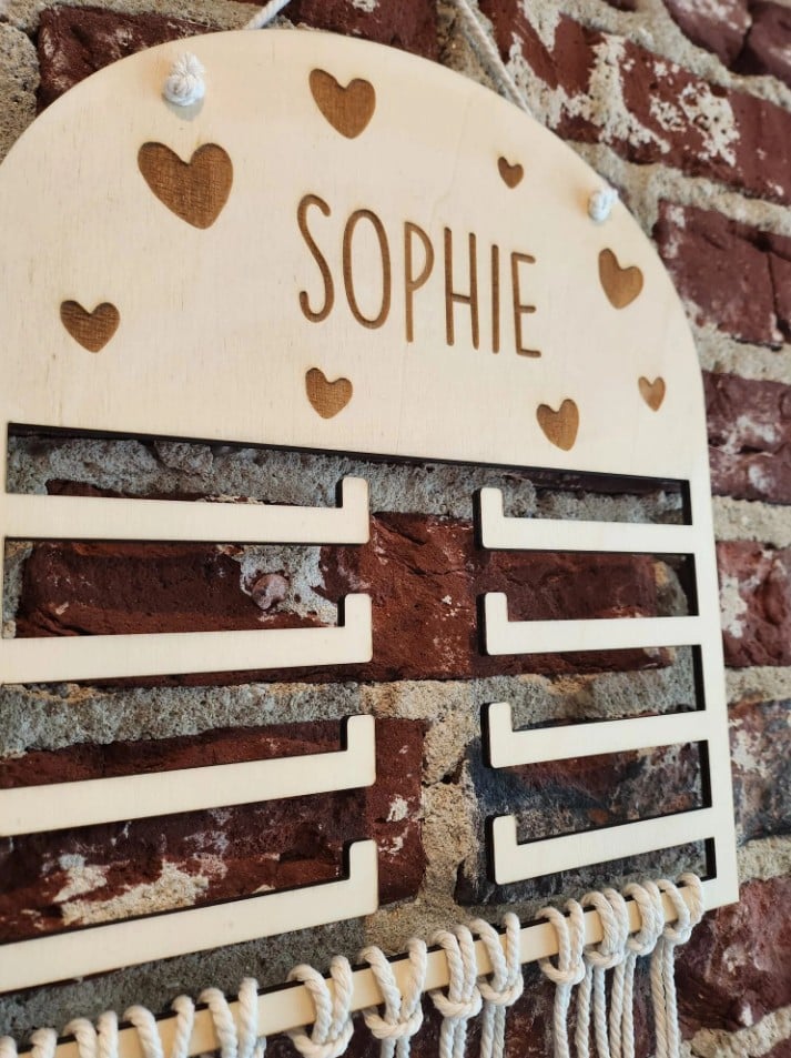 Haarcliphanger Hartjes