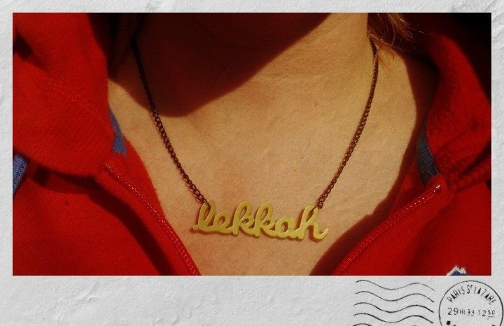 Lekkah! naamketting (goud) - 104718 Lekkah! naamketting (goud)