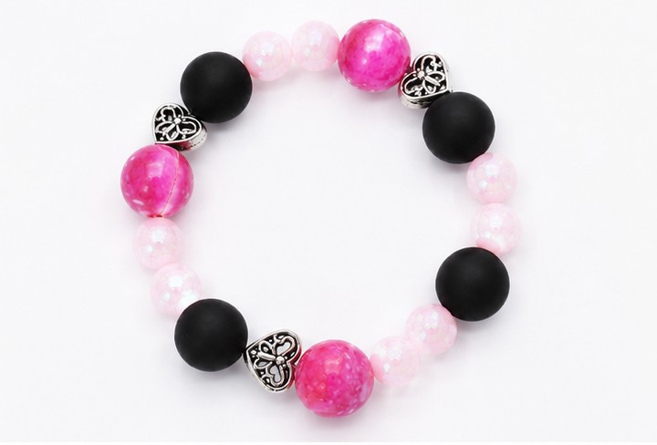 Black Cherry Armband handgemaakt