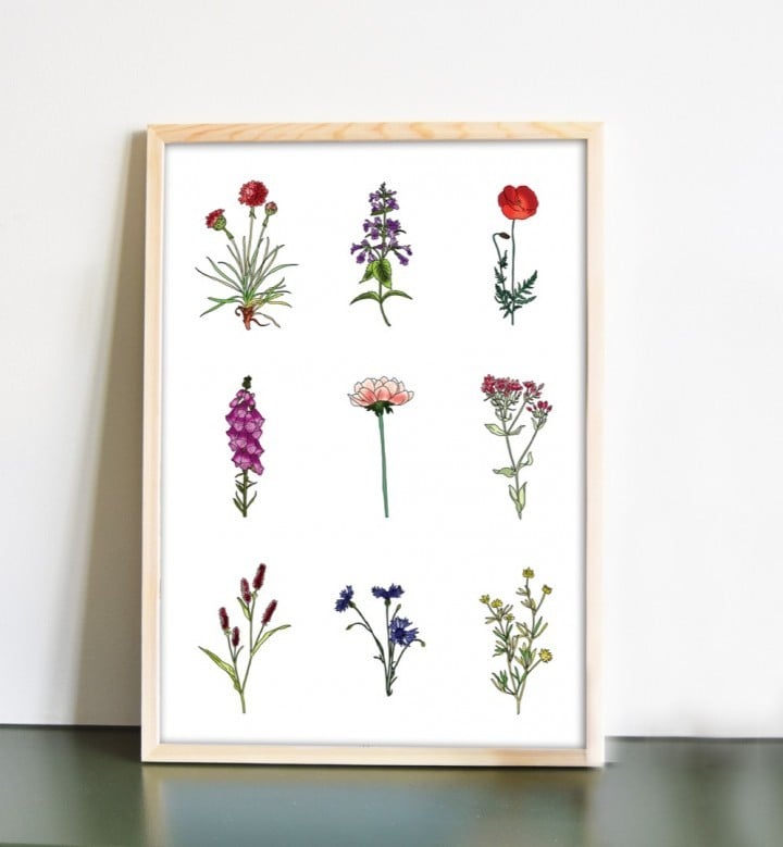 Spring Flowers – kleurrijke bloemen poster - 139399 Spring Flowers – kleurrijke bloemen poster