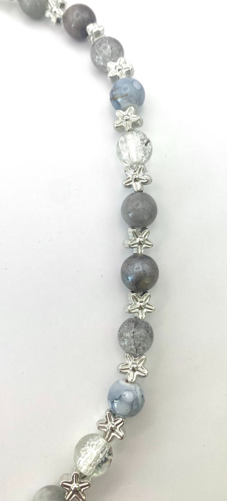 Handgemaakt telefoonkoord met kralen - HZ90062