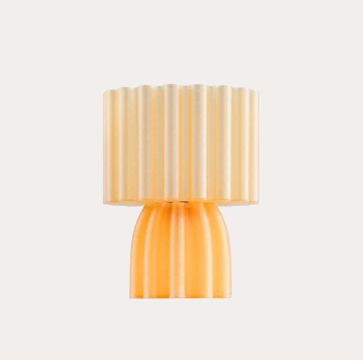 3D geprinte lamp | Citrus Geel - 101717 3D geprinte lamp | Citrus Geel