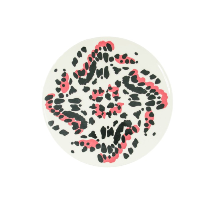 Handgemaakt keramiek bord | Exotic Bloom