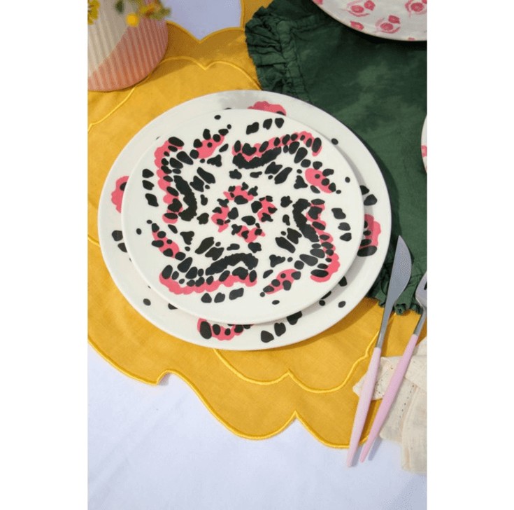 Handgemaakt wandbord | Exotic Bloom