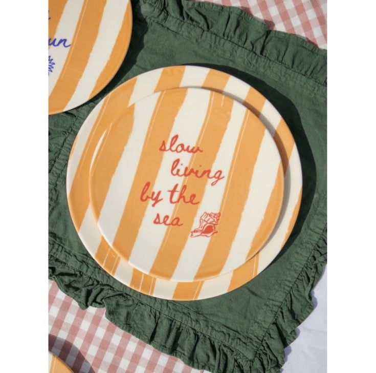 Handgemaakt wandbord | Slow Living