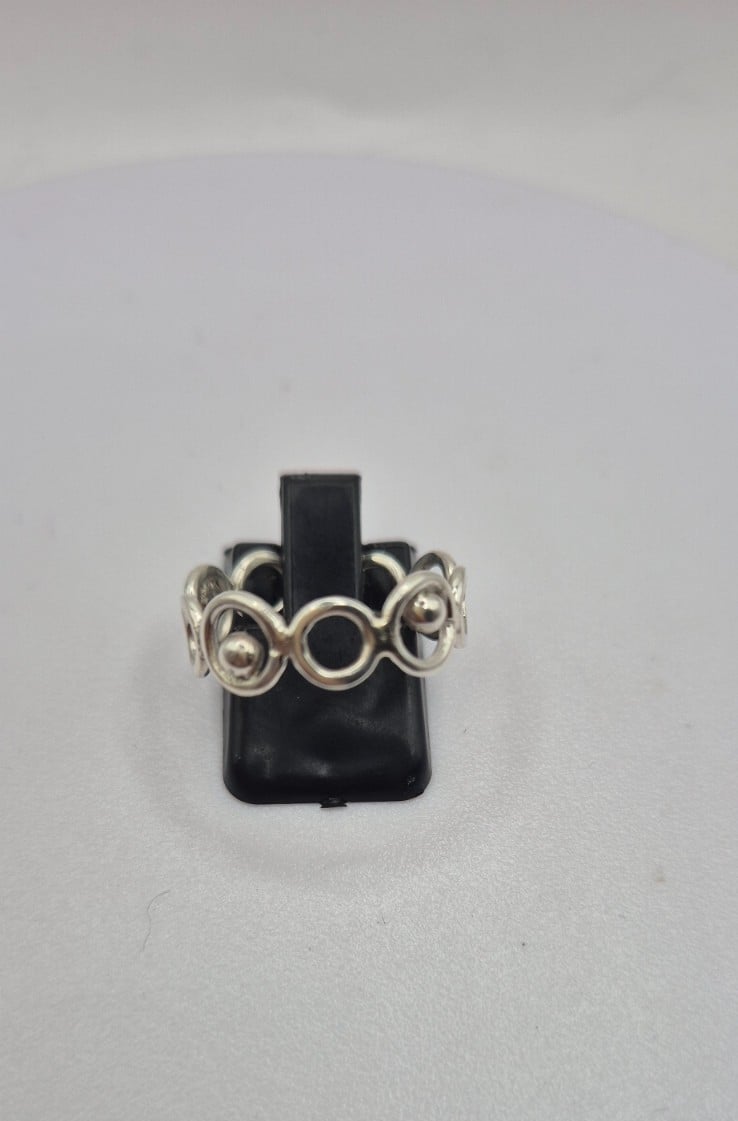 zilveren elegante ring