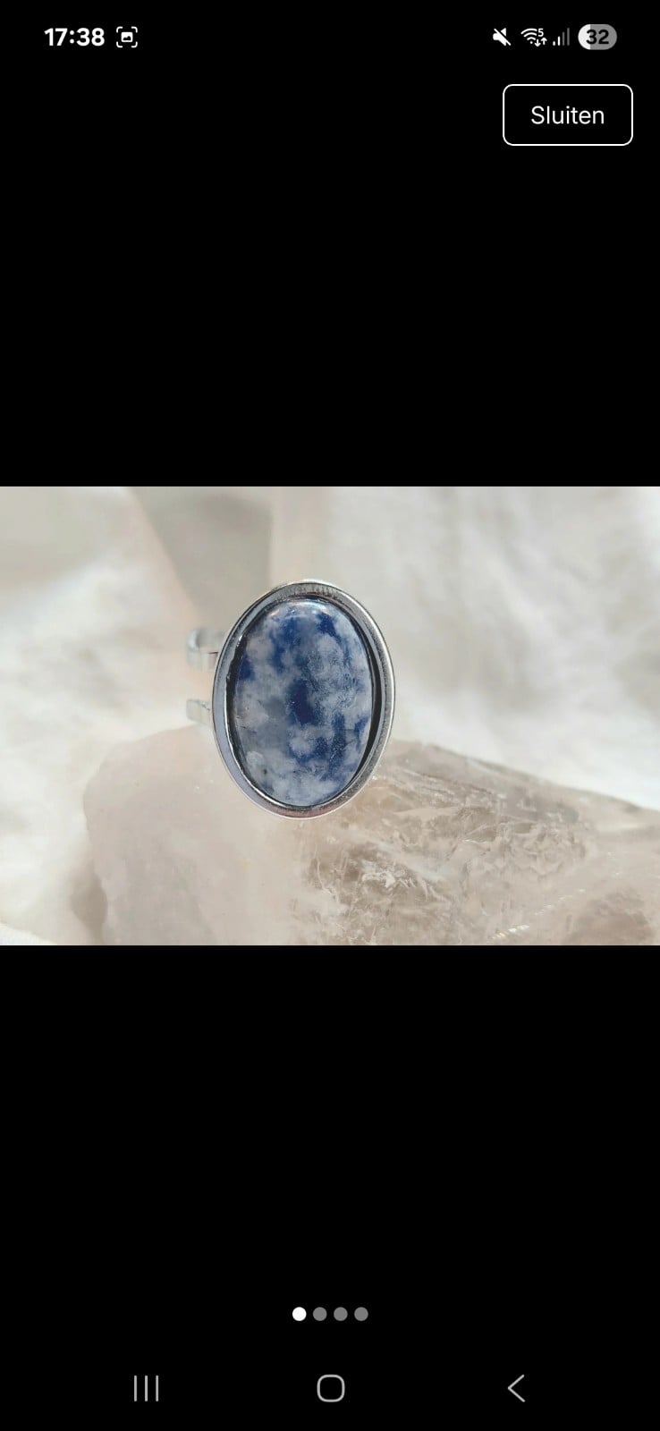 Verstelbare ring sodaliet - 142557 Verstelbare ring sodaliet