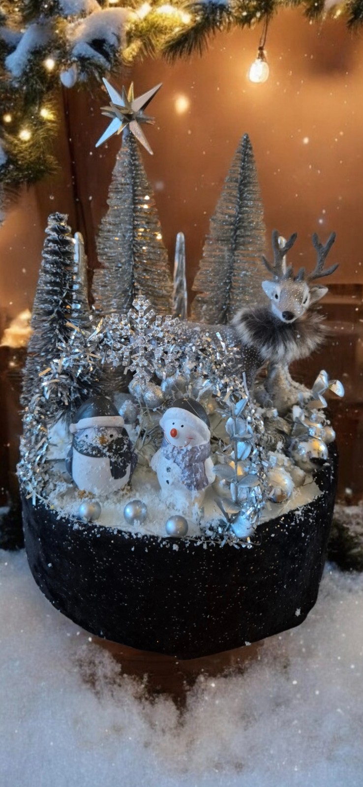 Zilveren kersttafereel – Winter Wonderland Glow - 153347 Zilveren kersttafereel – Winter Wonderland Glow