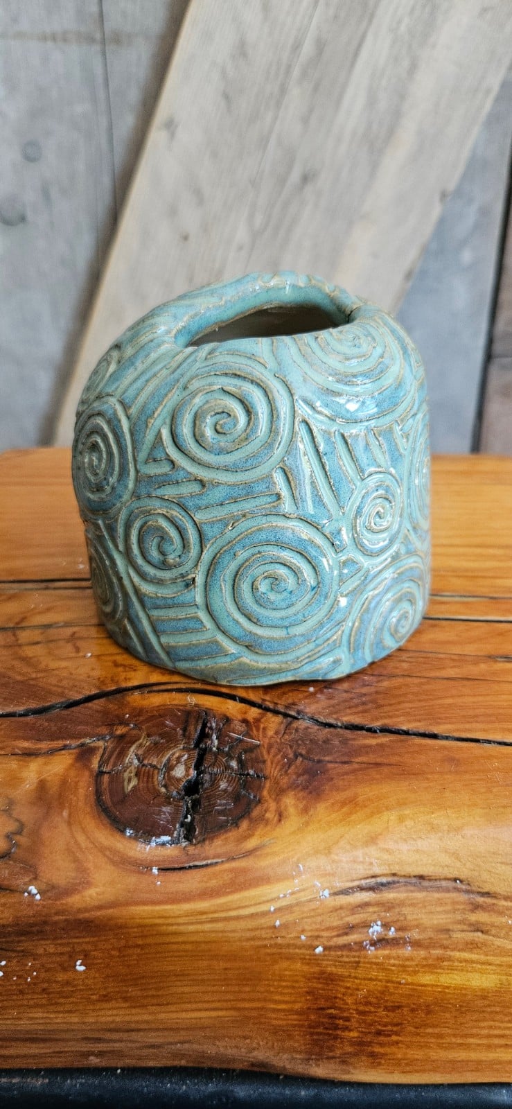 Keramisch vaasobject – Spiralen - 148144 Keramisch vaasobject – Spiralen