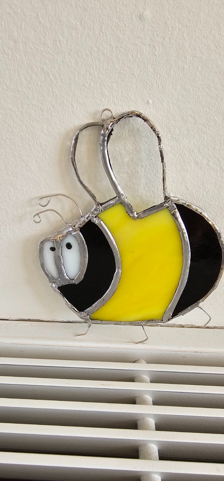 Honeybee  glas in lood/ tiffany. Uniek