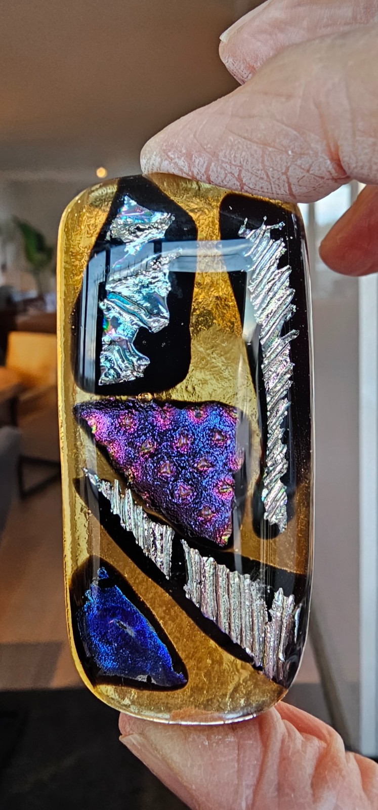 Unieke (ketting)hanger d.m.v. glasfusing