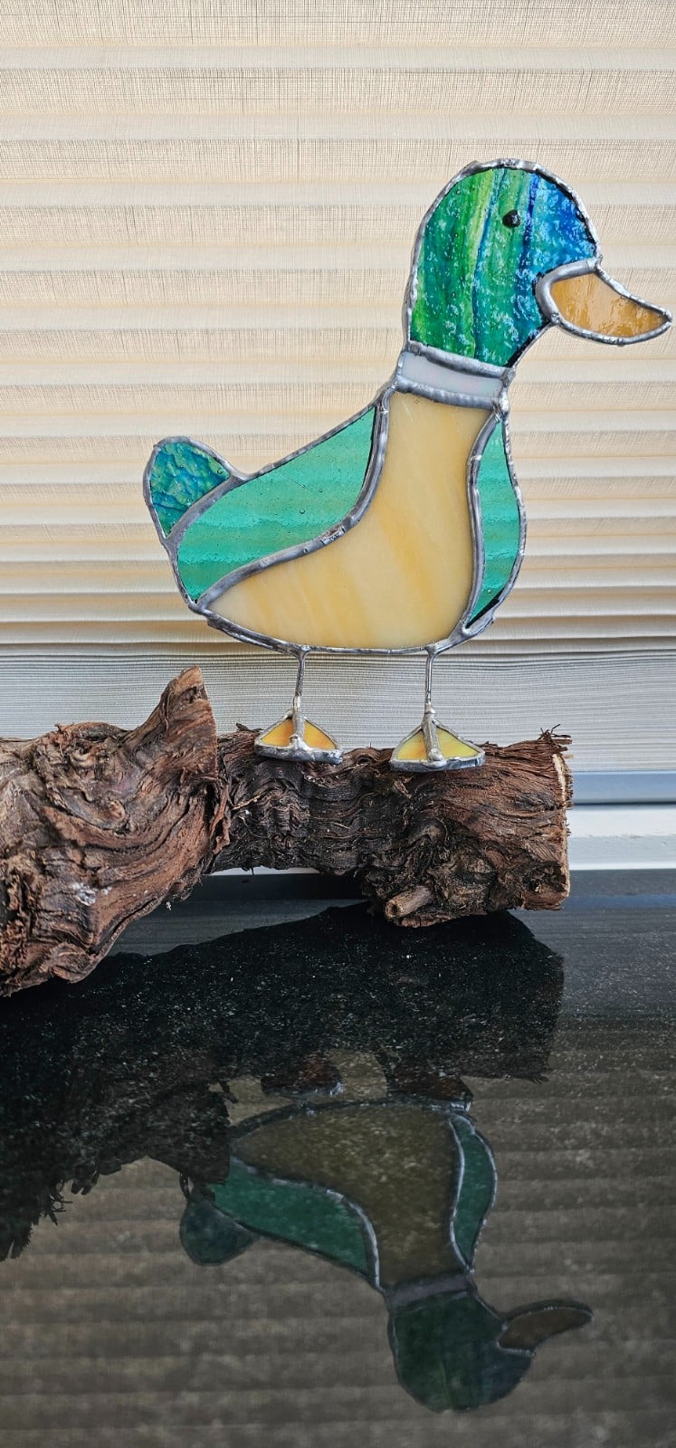 Daddy Duck in Glas in Lood/Tiffany - 137579 Daddy Duck in Glas in Lood/Tiffany