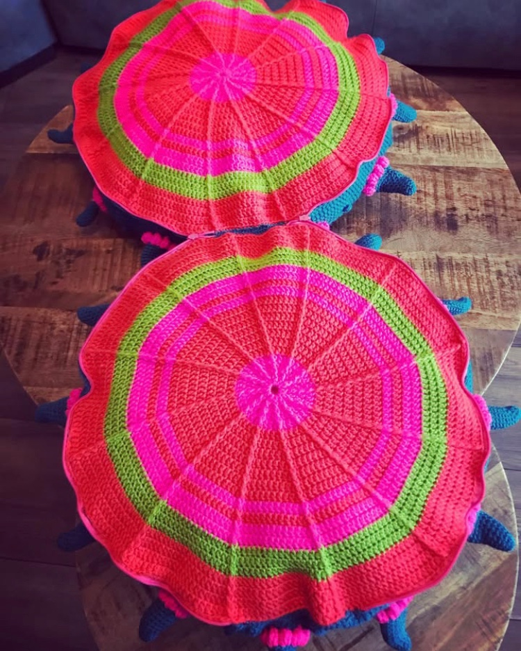 Gehaakte Bohemian Kussen - 61387.jpeg Gehaakte Bohemian Kussen