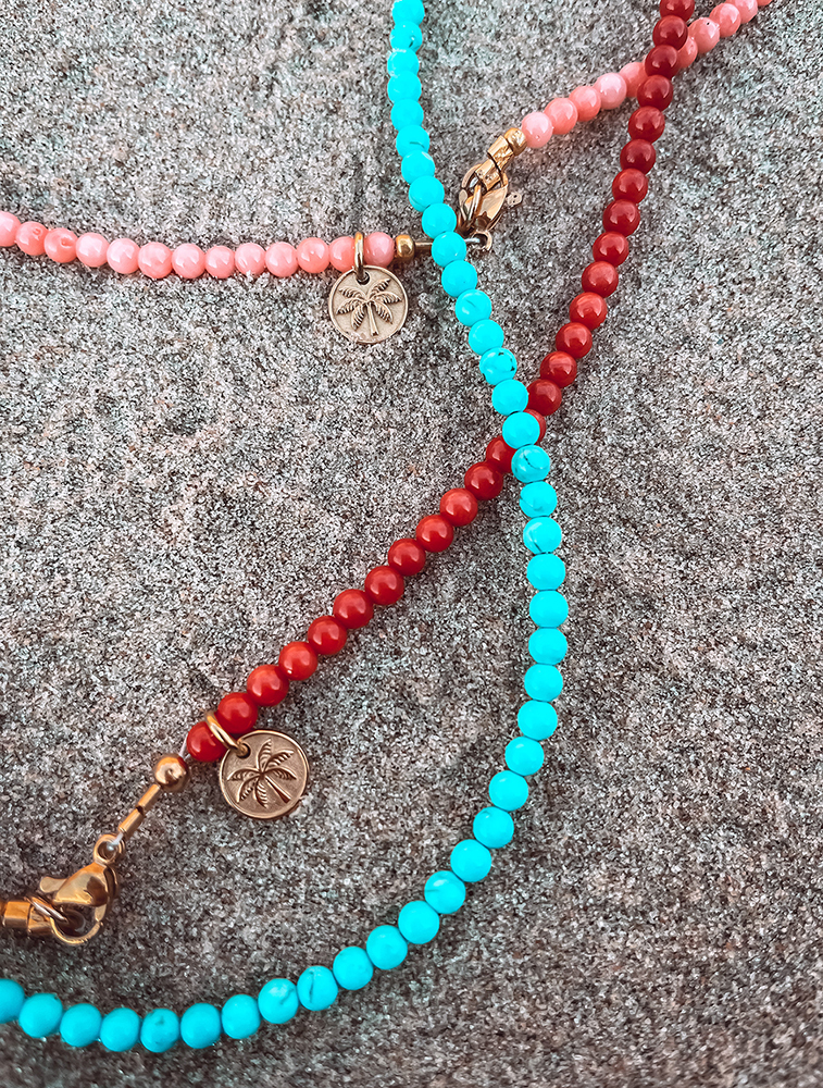 Bamboekoraal kralen ketting