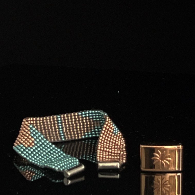 Miyuki beads geweven armband | verwisselbare magneetsluiting