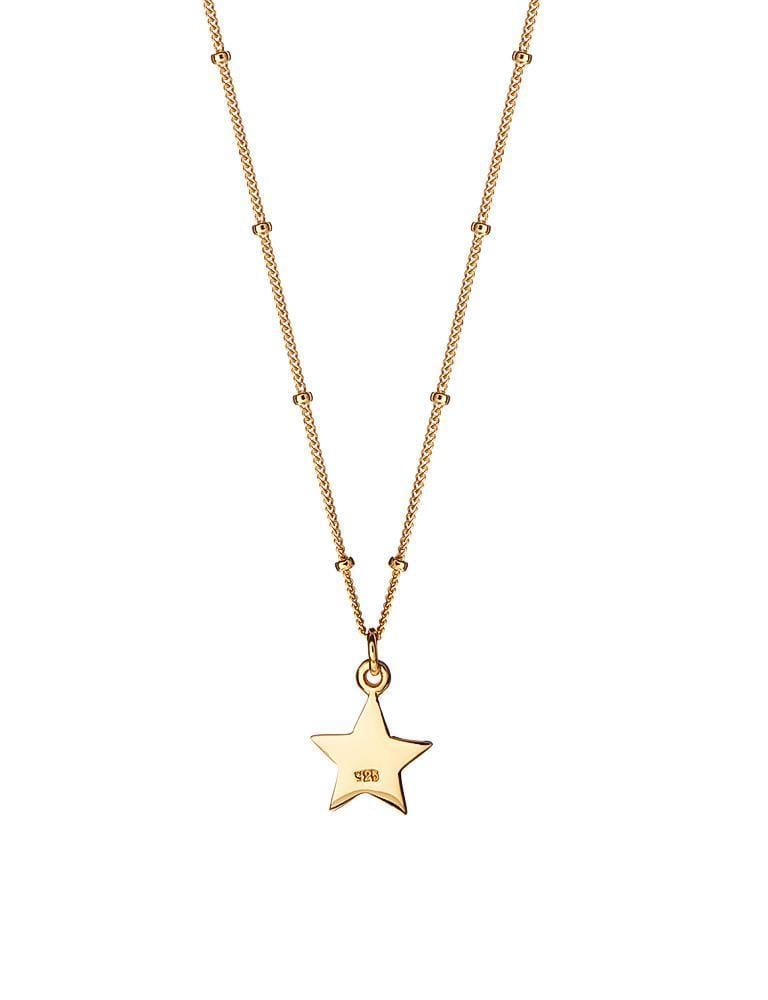 Gold Plated Necklace With Star