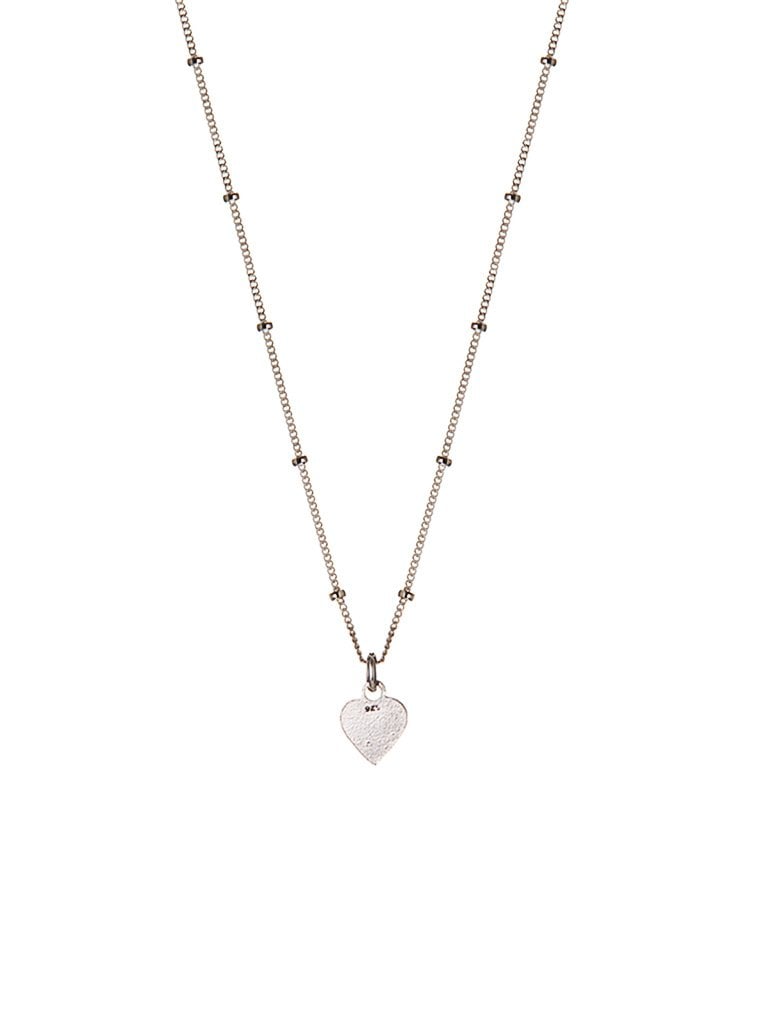 Silver Plated Necklace With Heart