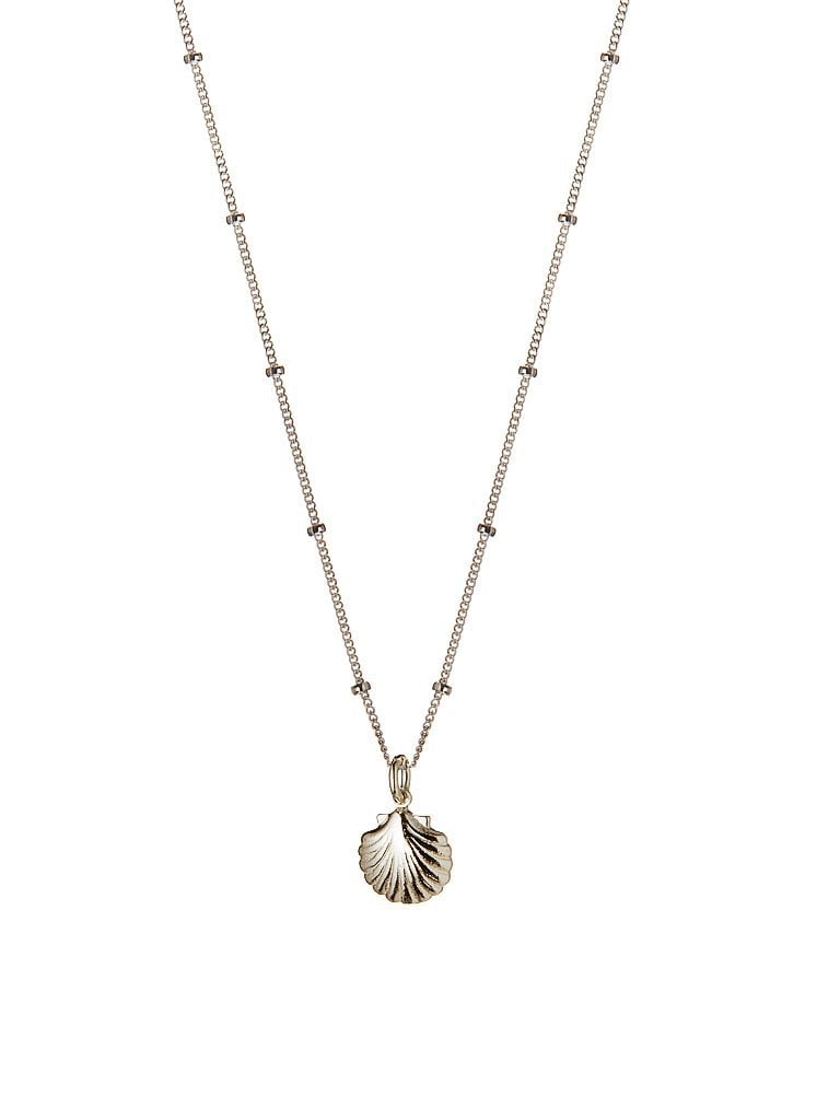 Silver Plated Necklace With Seashell - 3060.jpeg Silver Plated Necklace With Seashell