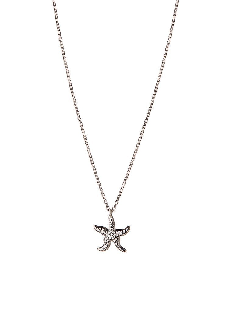 Silver Plated Necklace With Starfish - 3062.jpeg Silver Plated Necklace With Starfish