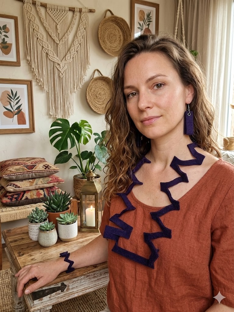 "Architectural Navy" – Handgesneden Designset