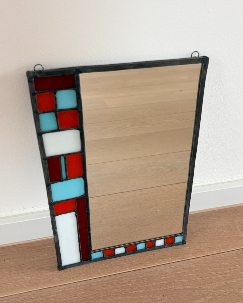 Spiegel glas in lood