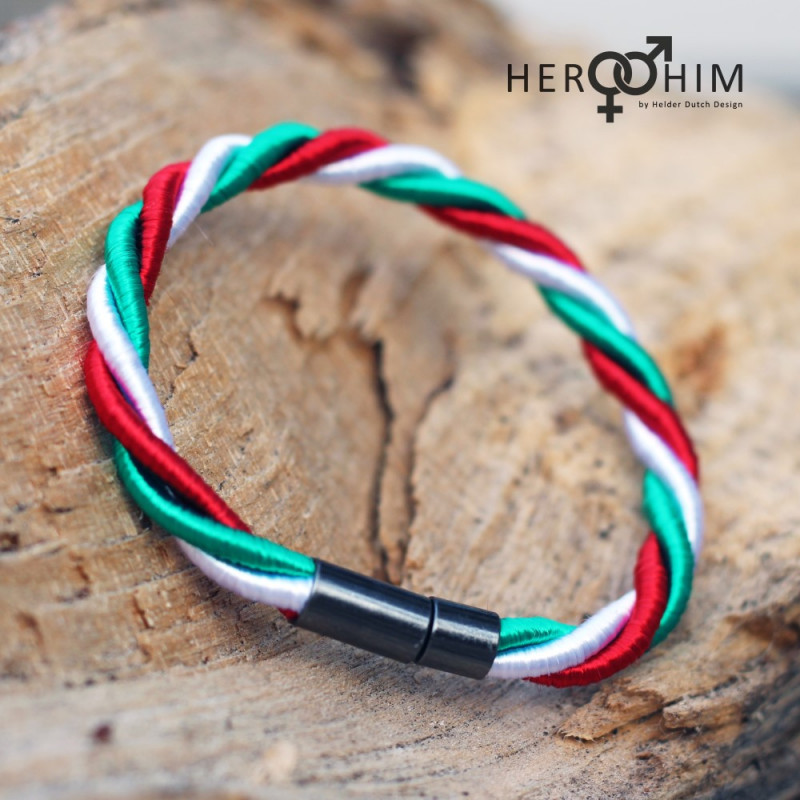 Armband van Textielsnoer - Italy